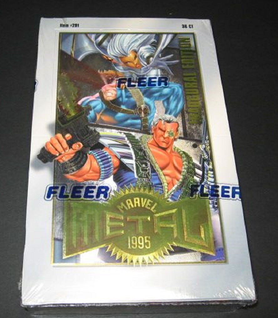 1995 Fleer Marvel Metal Inaugural Edition Box