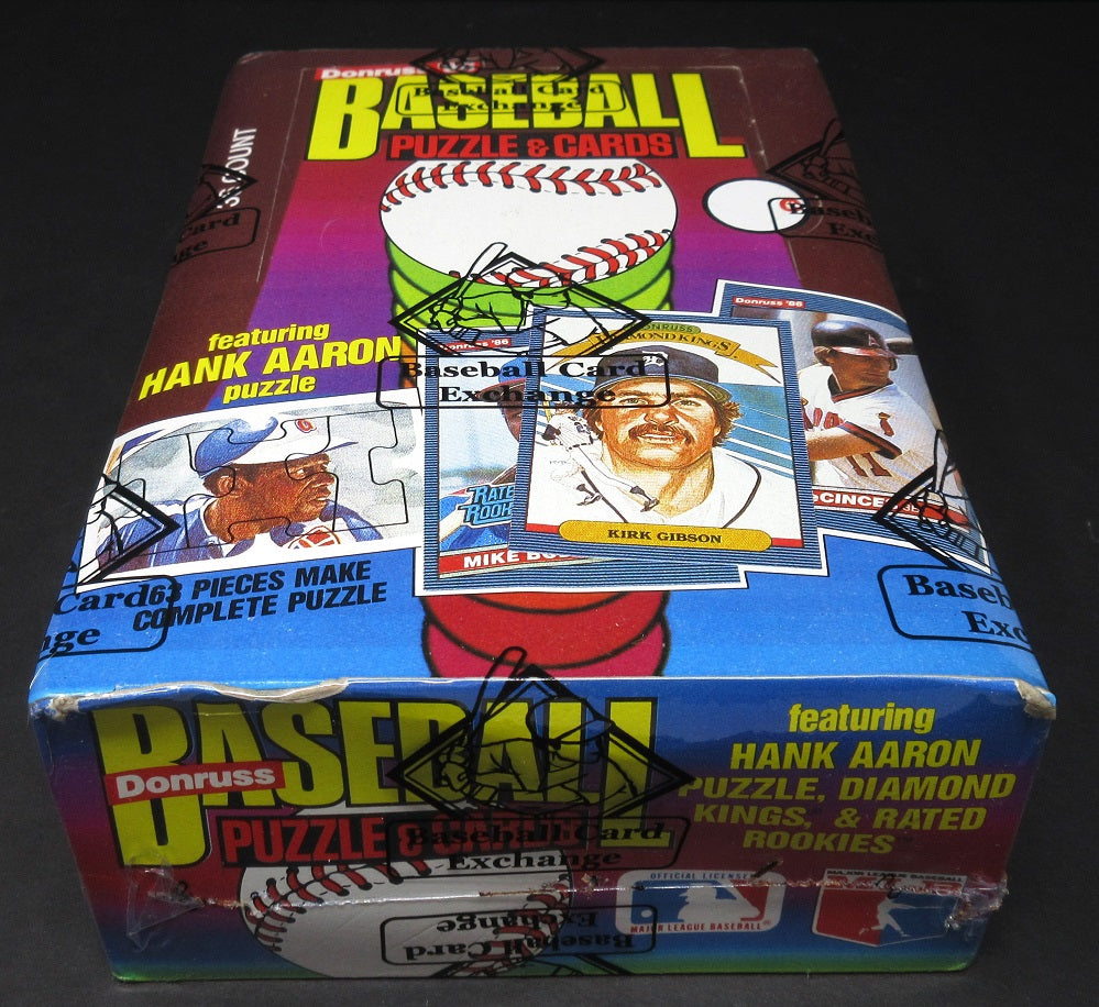 1986 Donruss Baseball Unopened Wax Box (FASC)