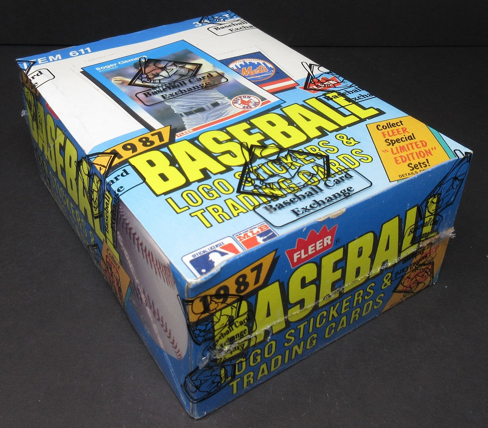 1987 Fleer Baseball Unopened Wax Box (BBCE)