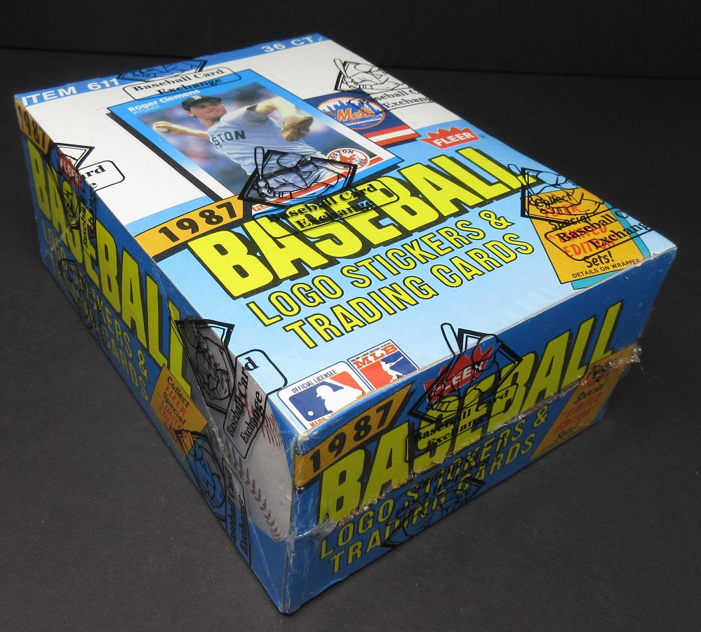 1987 Fleer Baseball Unopened Wax Box (FASC)
