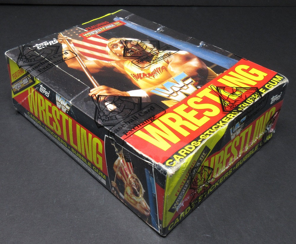 1987 Topps WWF Wrestling Unopened Wax Box (Non X-Out) (BBCE)