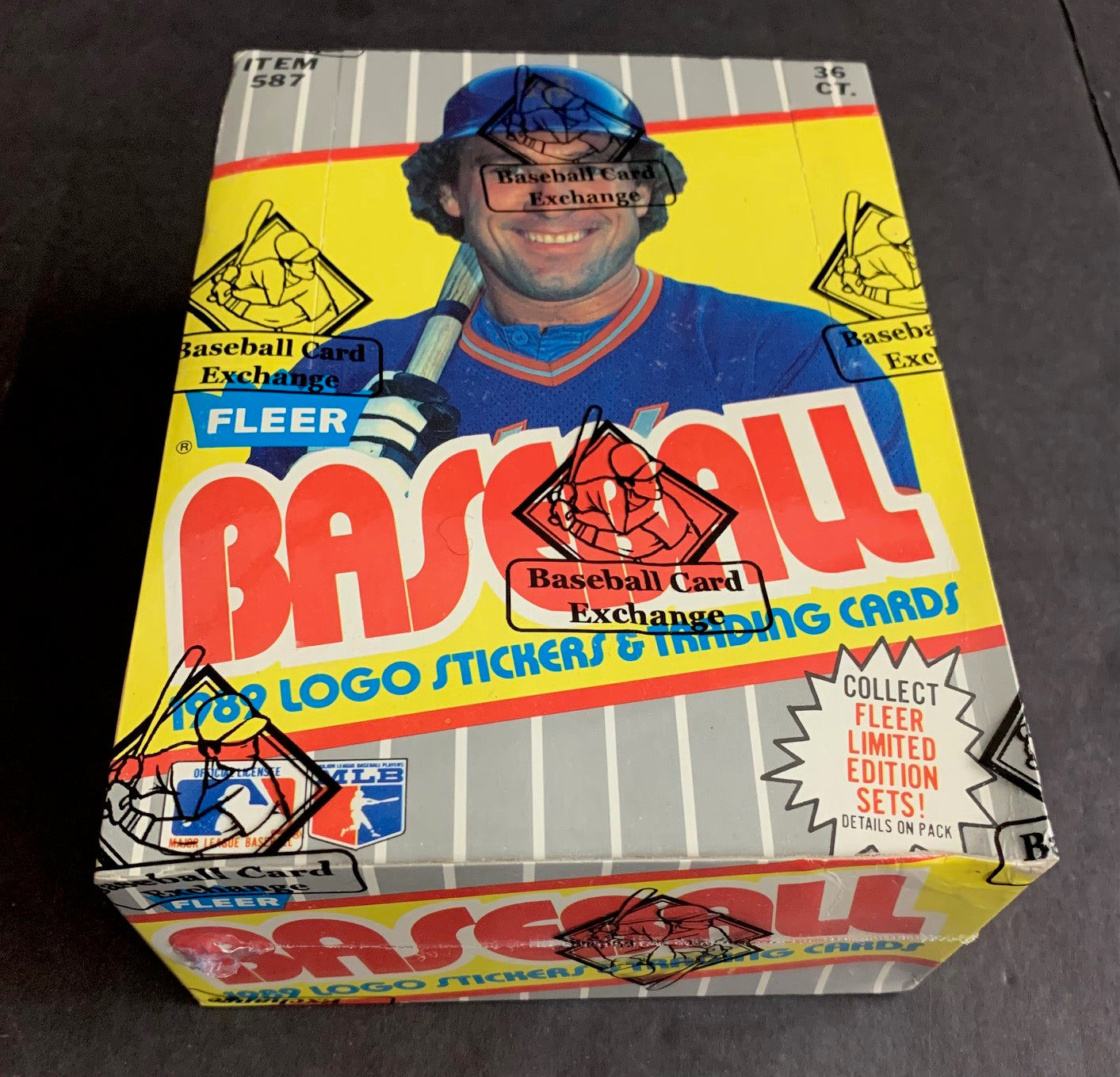 1989 Fleer Baseball Unopened Wax Box (FASC) (Code 83362)