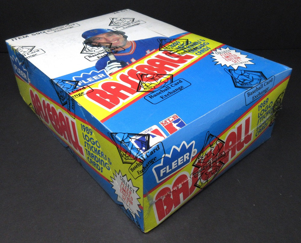 1989 Fleer Baseball Unopened Rack Box (FASC)