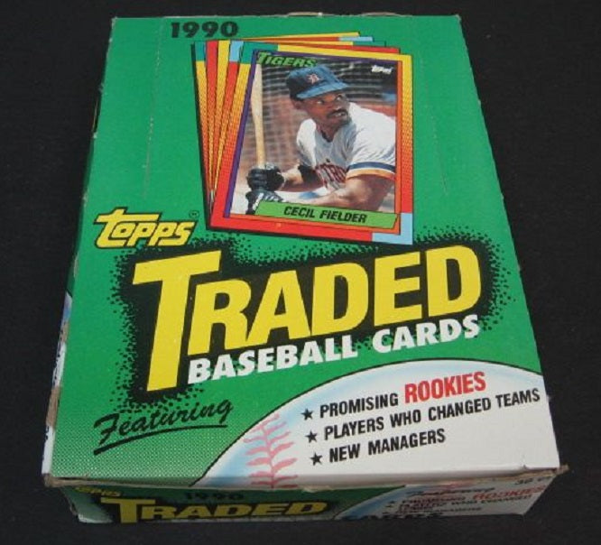 1990 Topps Baseball Traded Unopened Wax Box