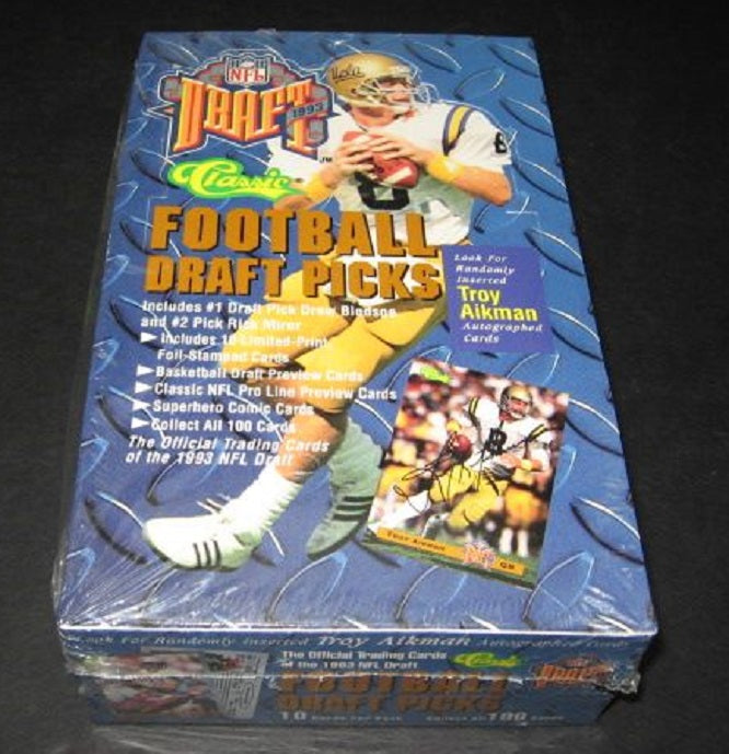 1993 Classic Football Draft Picks Box