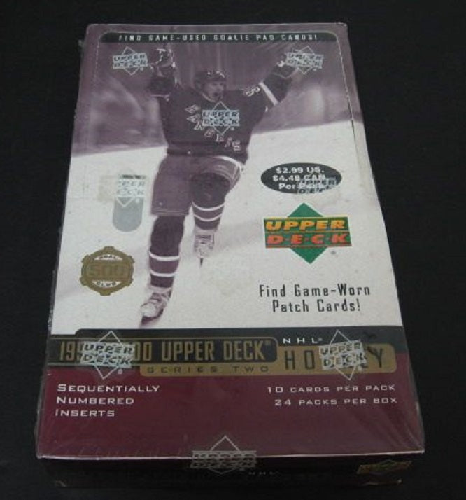 1999/00 Upper Deck Hockey Series 2 Box (Retail)