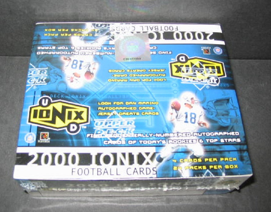 2000 Upper Deck Ionix Football Box