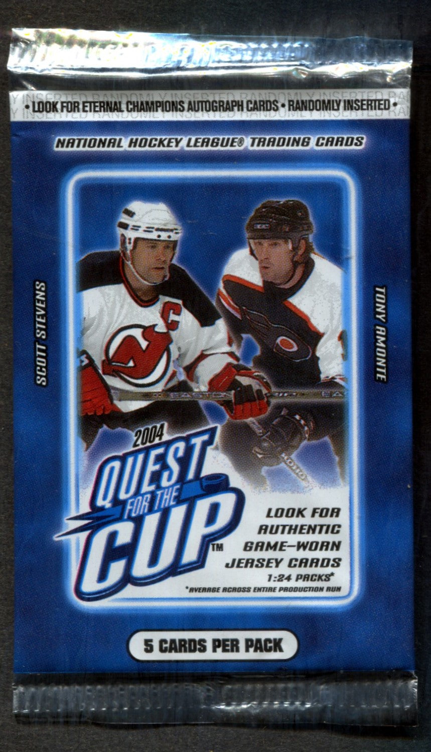 2003/04 Pacific Quest For The Cup Hockey Unopened Pack (5)