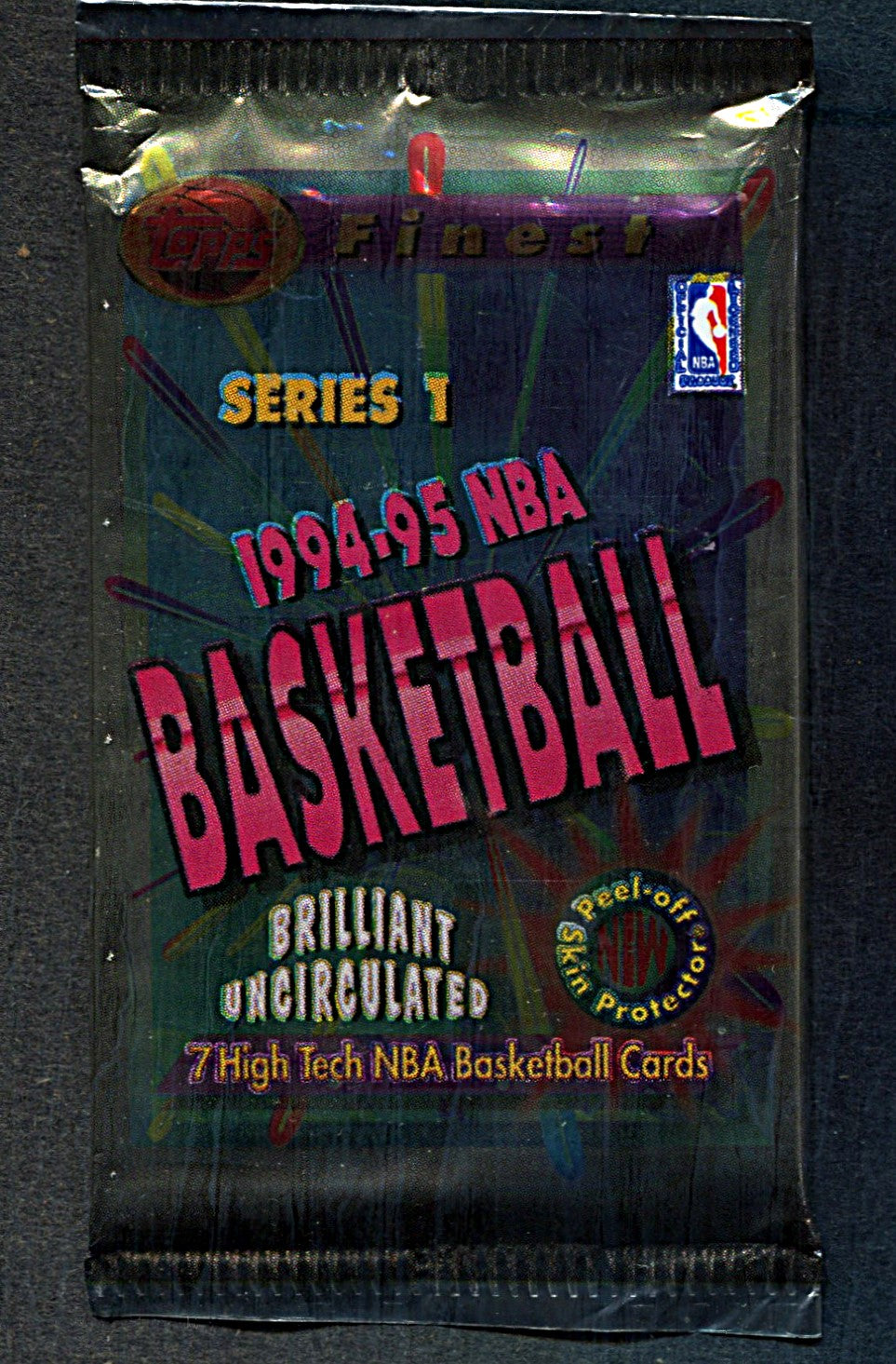 1994/95 Topps Finest Basketball Unopened Series 1 Pack (7)