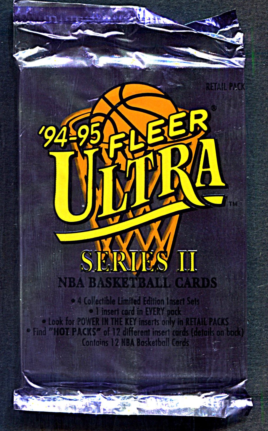 1994/95 Fleer Ultra Basketball Unopened Series 2 Pack (Retail) (12)