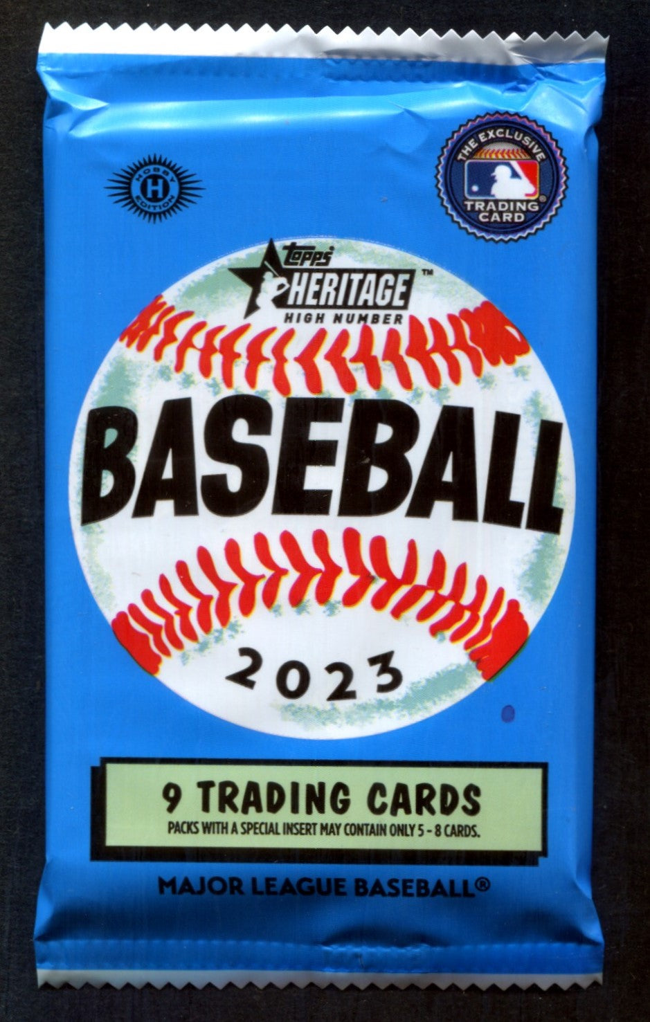 2023 Topps Heritage Baseball Unopened High Number Series Pack (Hobby) (9)