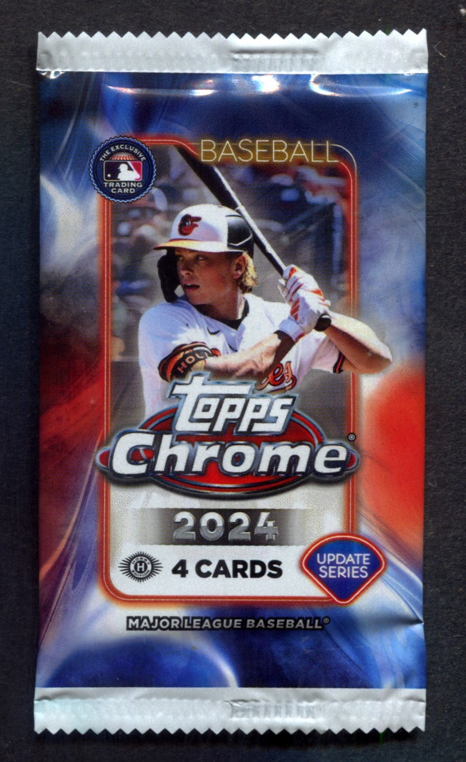 2024 Topps Chrome Baseball Unopened Update Series Pack (Hobby) (4)
