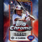 2024 Topps Chrome Baseball Unopened Update Series Pack (Hobby) (4)