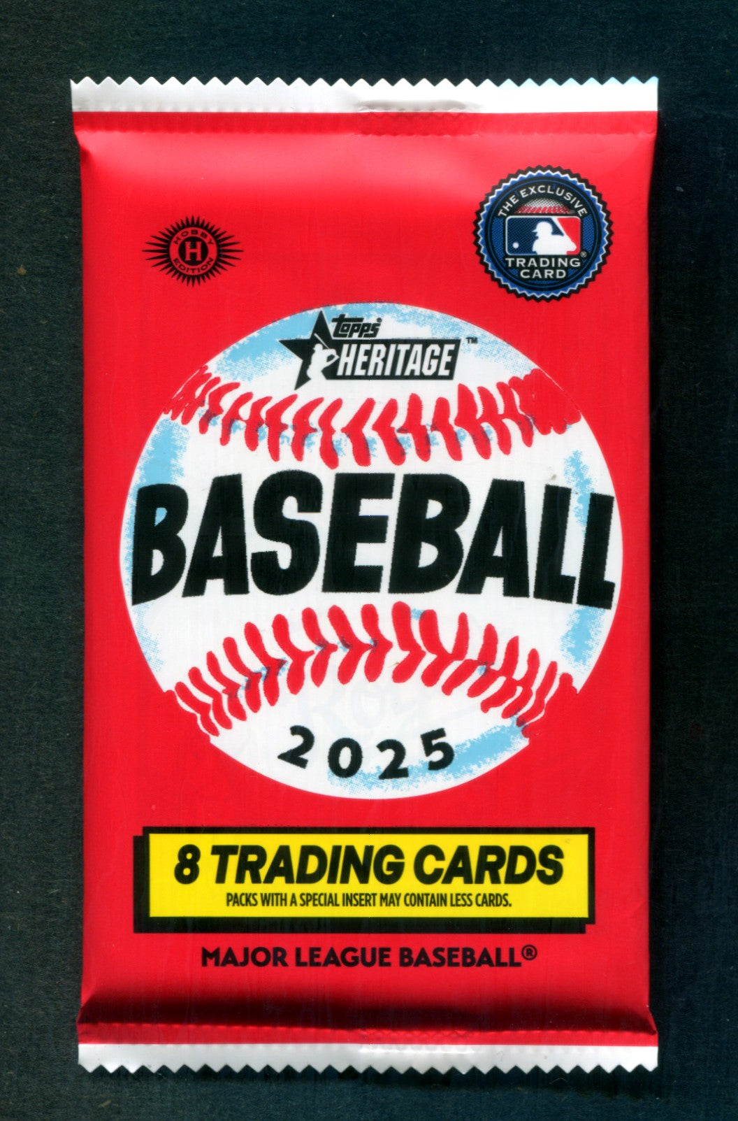 2025 Topps Heritage Baseball Unopened Pack (Hobby) (8)