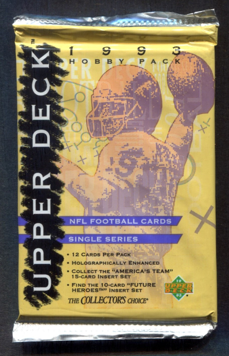 1993 Upper Deck Football Unopened Pack (12) (Hobby)