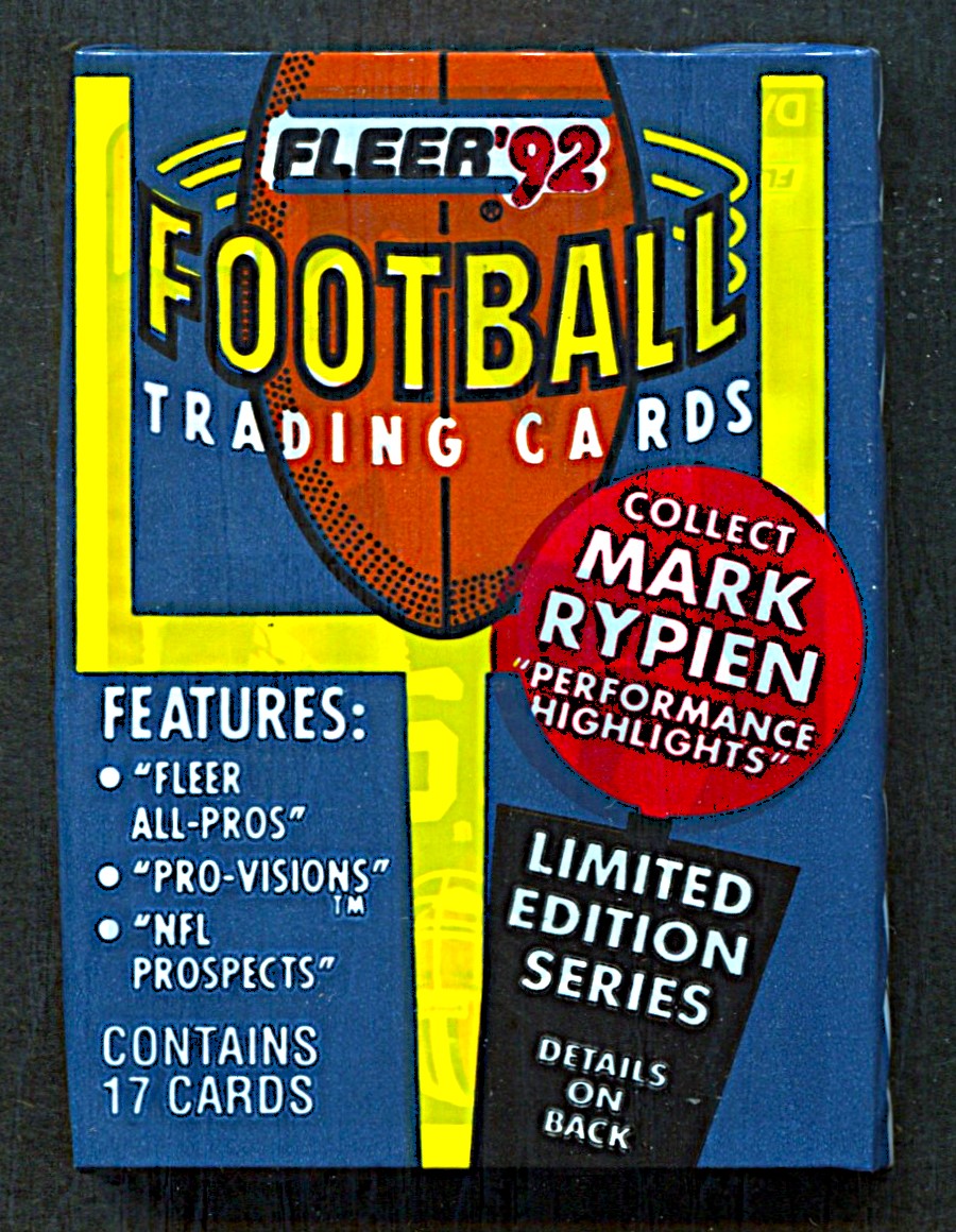 1992 Fleer Football Unopened Pack (17)
