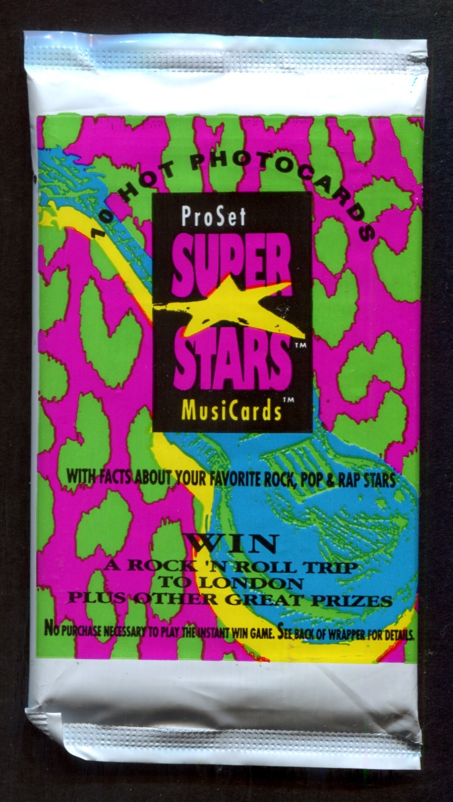 1991  Pro Set Super Stars Musicards Unopened Pack (10)