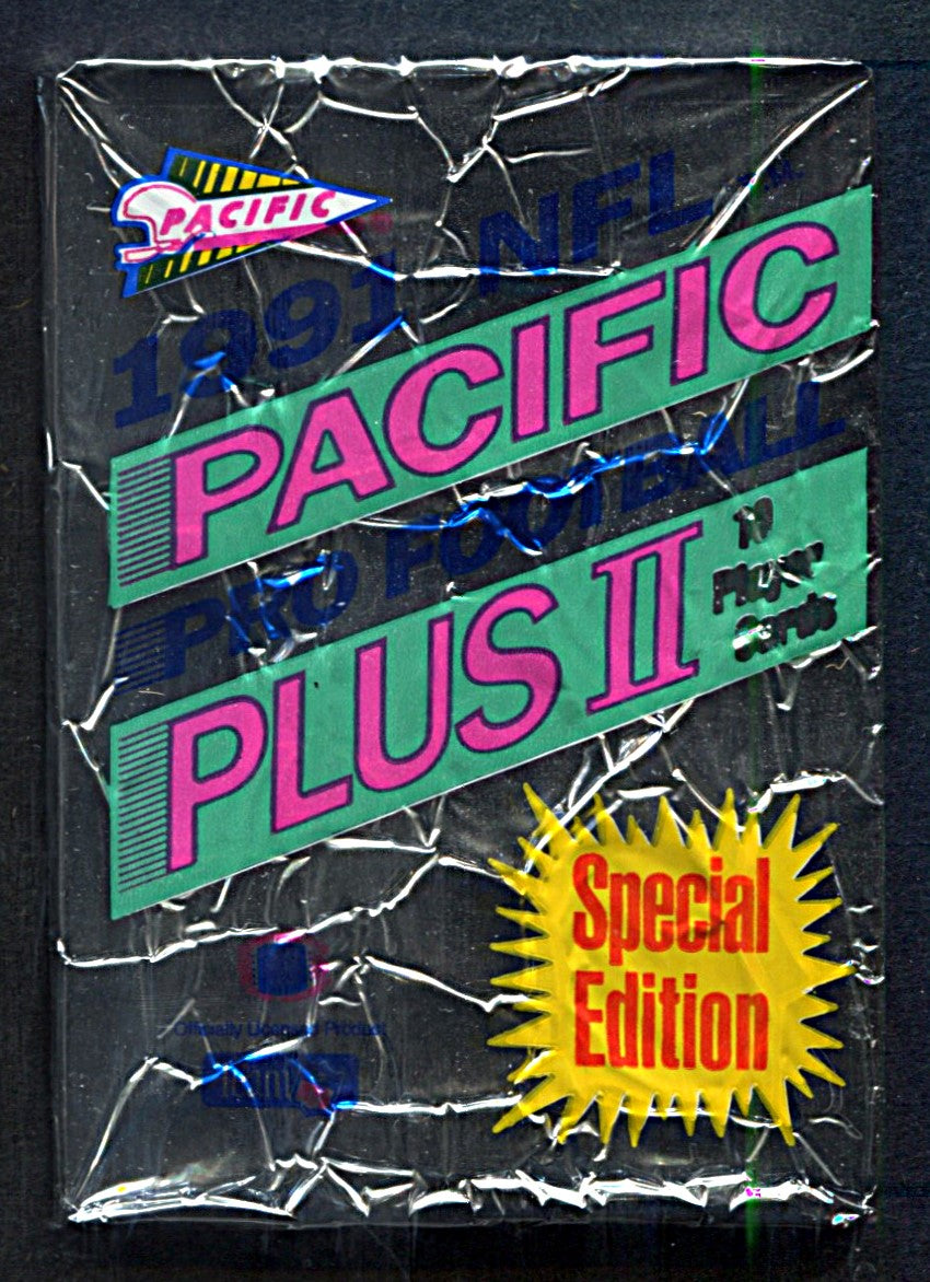 1991 Pacific Football Series 2 Unopened Pack (10)