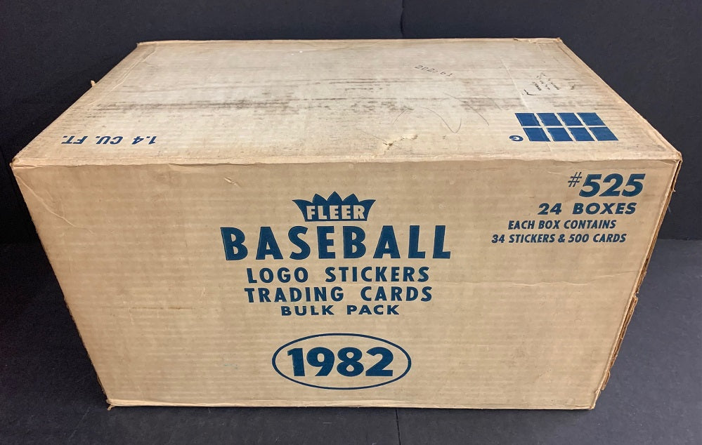 1982 Fleer Baseball Unopened Vending Case (24 Box) (Authenticate)