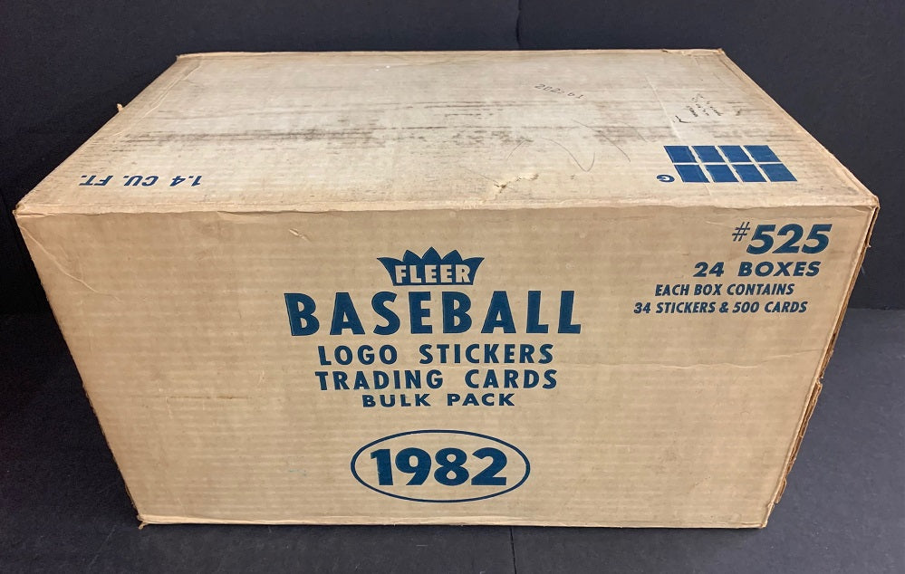 1982 Fleer Baseball Unopened Vending Case (24 Box) (Sealed)