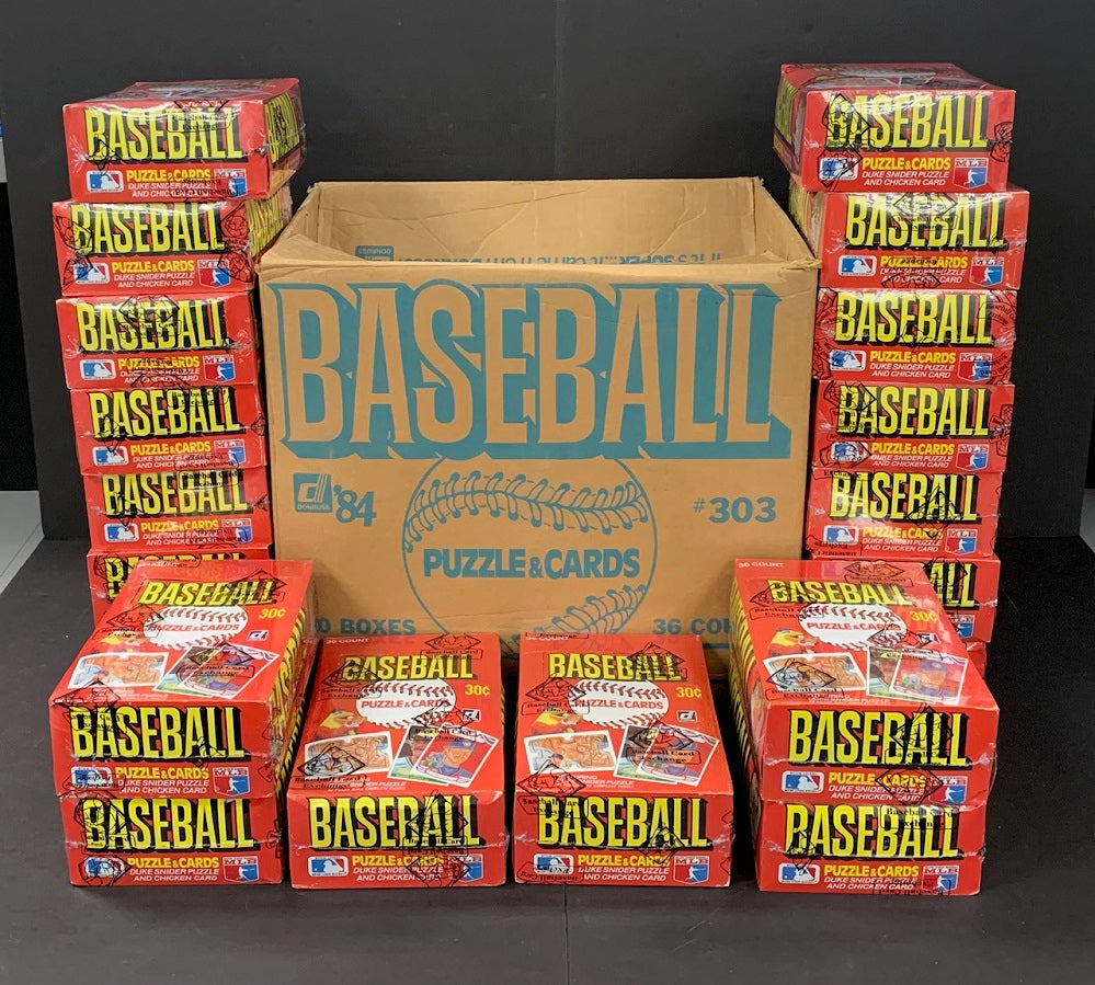1984 Donruss Baseball Unopened Wax Case (20 Box) (BBCE)
