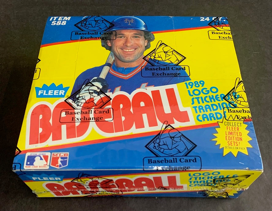 1989 Fleer Baseball Unopened Cello Box (BBCE)