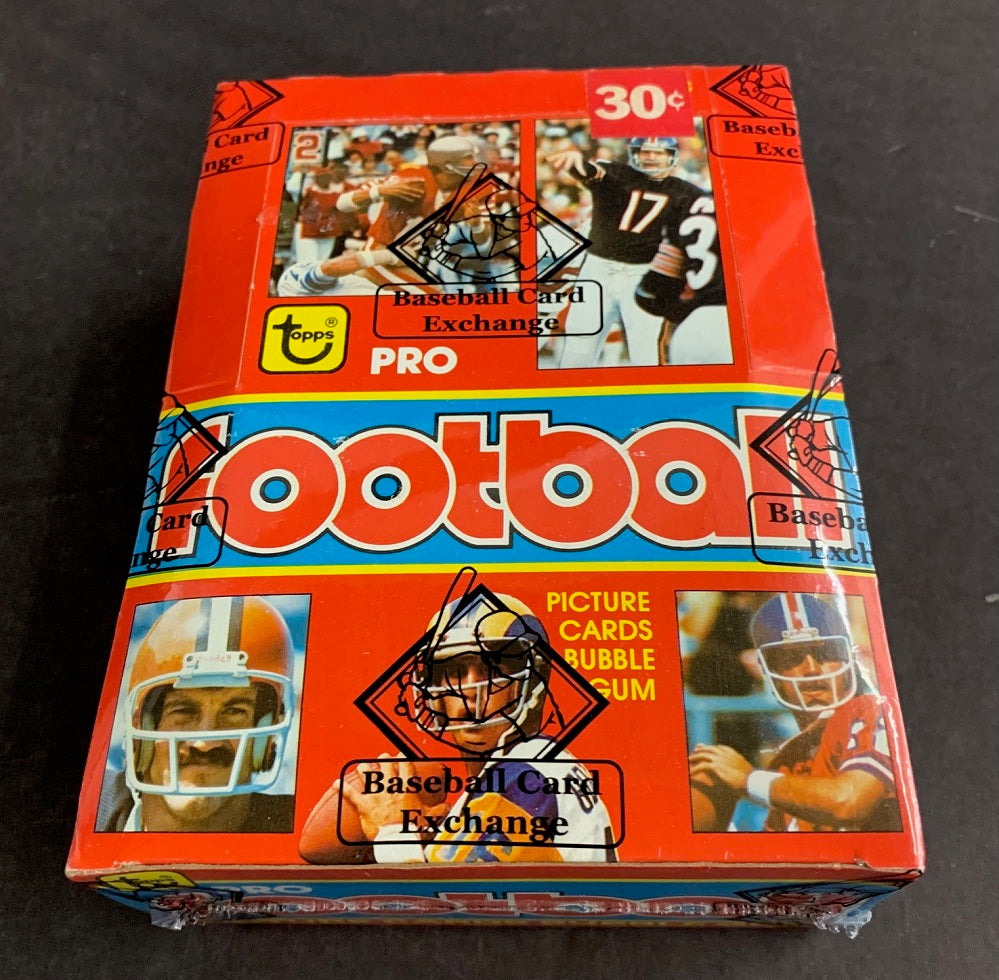 1981 Topps Football Unopened Wax Box (1979 wrappers) (BBCE)