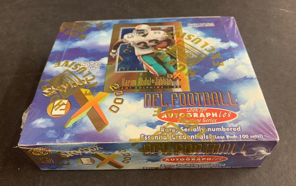 1997 Fleer Skybox E-X 2000 Football Box (Hobby) – Baseball Card