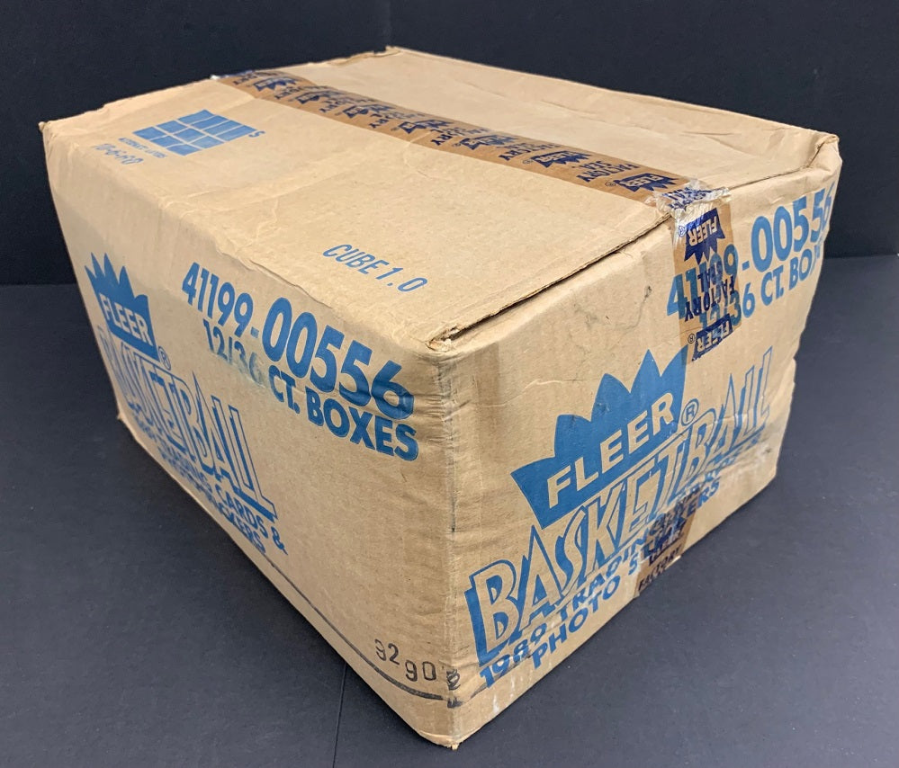 1989 1989/90 Fleer Basketball Unopened Wax Case (12 Box) (Sealed)