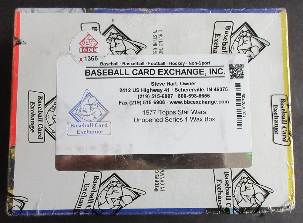 1977 Topps Star Wars Unopened Series 1 Wax Box (BBCE) (X1366)