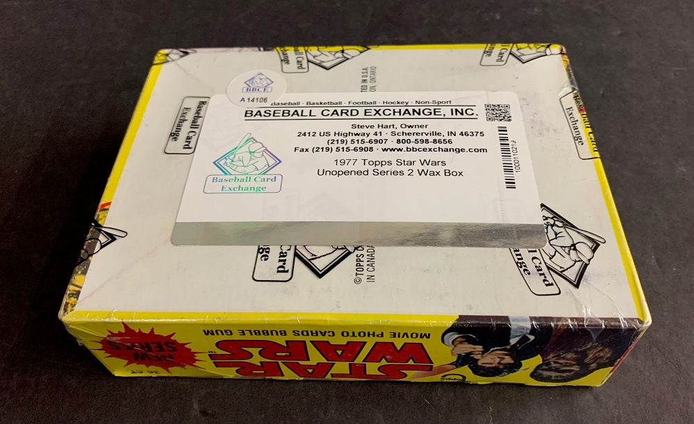 1977 Topps Star Wars Unopened Series 2 Wax Box (BBCE) (A14106)