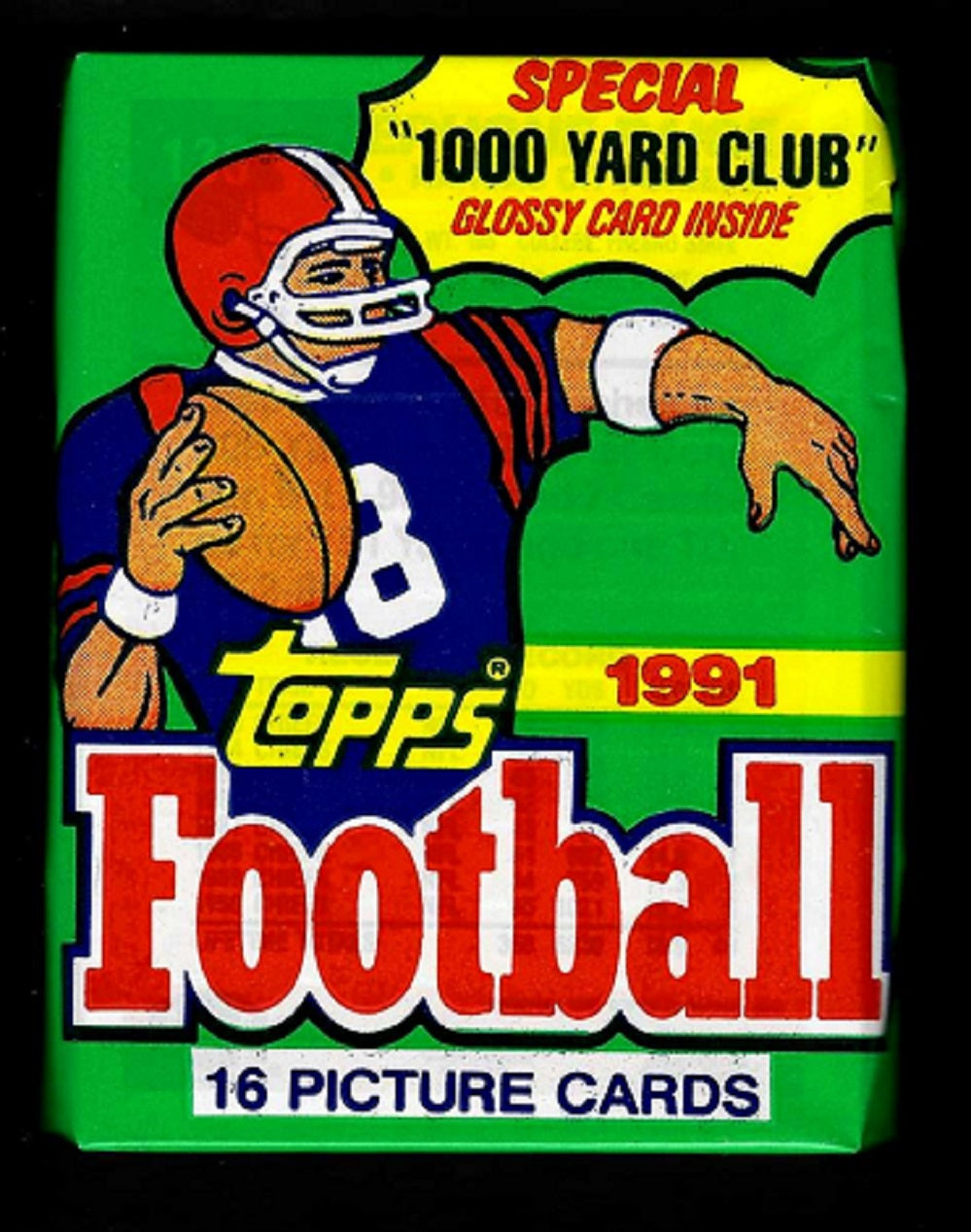 1991 Topps Football Unopened Pack