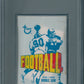 1972 Topps Football Unopened 3rd Series Wax Pack PSA 7 (*3625)