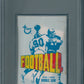 1972 Topps Football Unopened 3rd Series Wax Pack PSA 7 *3625