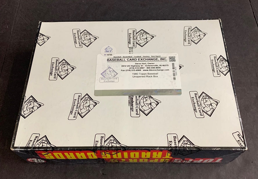 1980 Topps Baseball Unopened Rack Box (BBCE) (A14799)