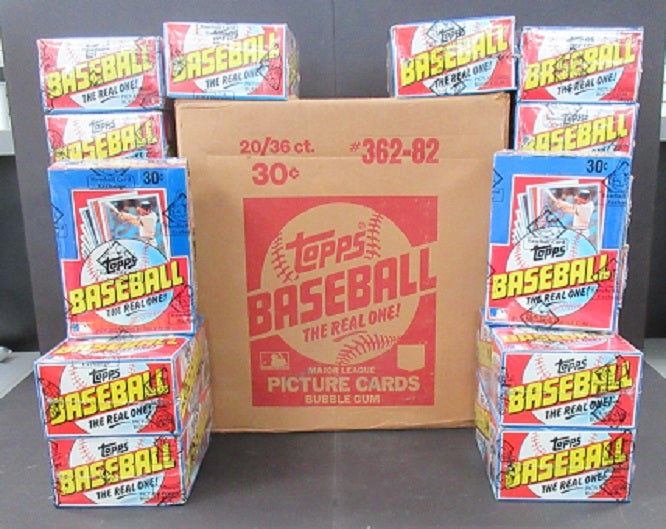 1982 Topps Baseball Wax Case (20 Box) (BBCE)