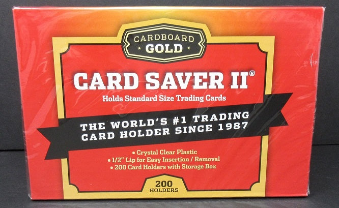 Cardboard Gold Card Saver II Box (200 Count)