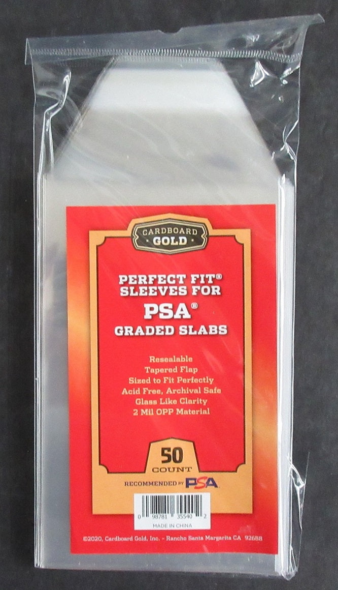 Carboard Gold PSA Graded Slab Sleeves Pack (50 Count)