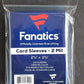 Fanatics Soft Card Sleeve Pack (2 Mil) (100 Count)