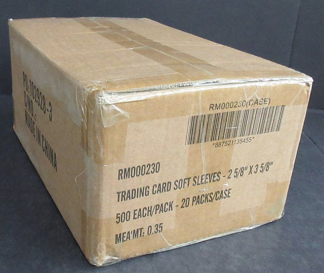 Fanatics Soft Card Sleeve Case (2 Mil) (20/500)
