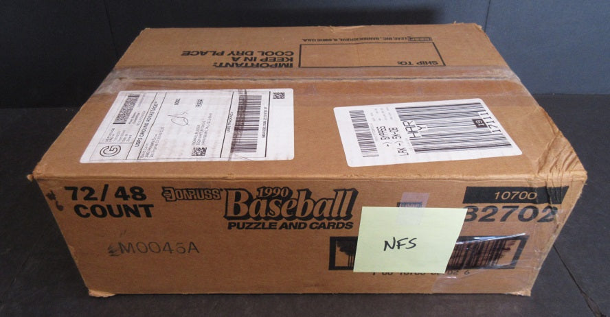 1990 Donruss Baseball Rack Pack Case (72) (NFS)