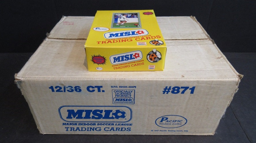 1987 Pacific MISL Indoor Soccer Trading Cards Case (12 Box)