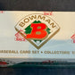 1989 Bowman Baseball Tiffany Factory Set (BBCE)