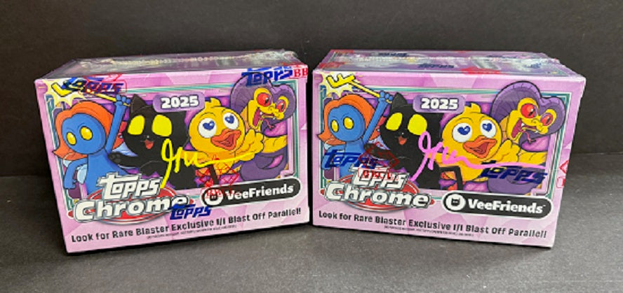 2025 Topps Chrome Vee Friends Blaster Box (8/4) (Signed by Gary V)