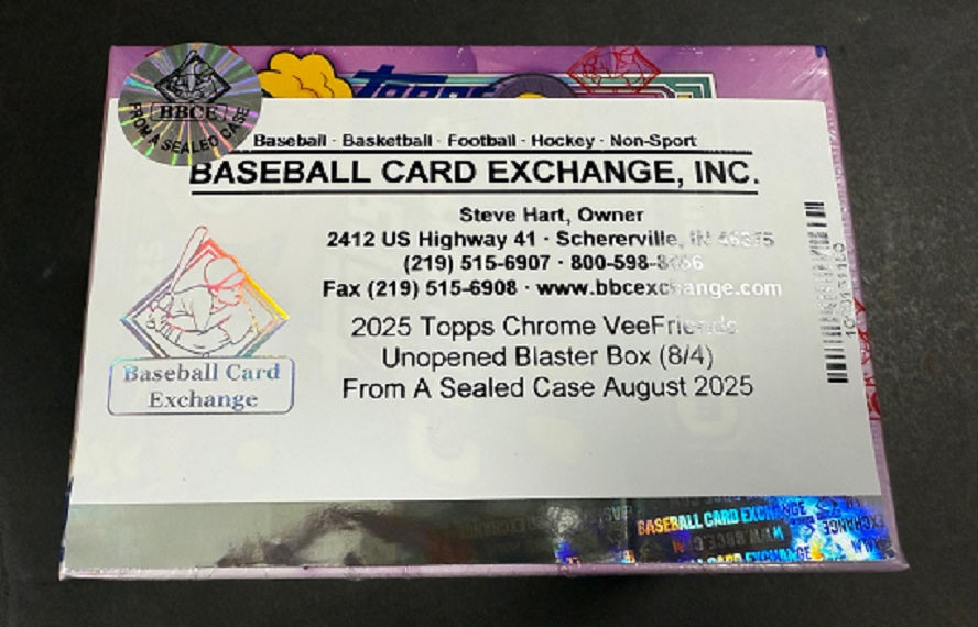 2025 Topps Chrome Vee Friends Blaster Box (8/4) (Signed by Gary V)