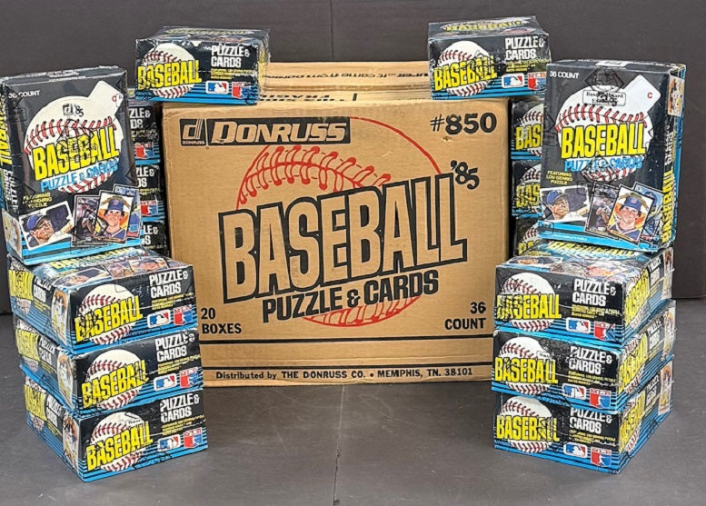 1985 Donruss Baseball Wax Case (20 Box) (FASC)