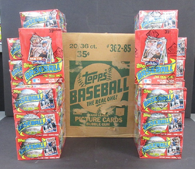 1985 Topps Baseball Wax Case (20 Box) (BBCE)