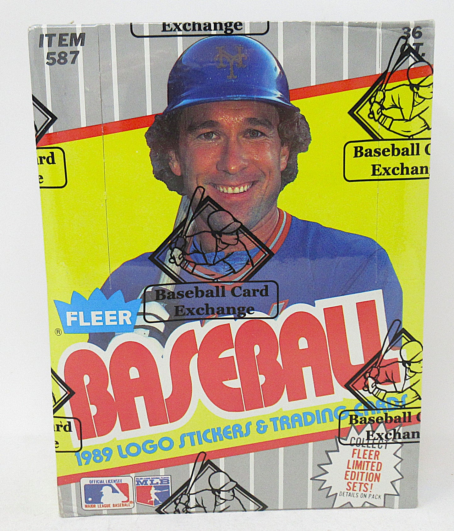 1989 Fleer Baseball Unopened Wax Box (FASC) (Code 83361)