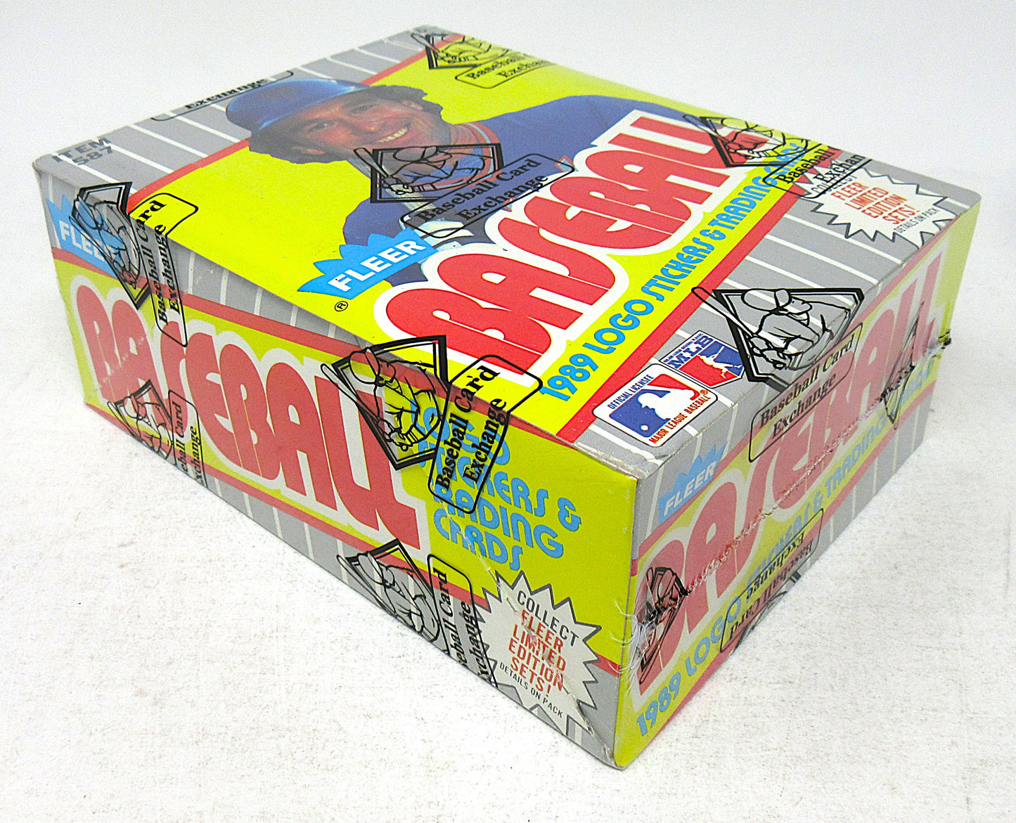 1989 Fleer Baseball Unopened Wax Box (FASC) (Code 83361)