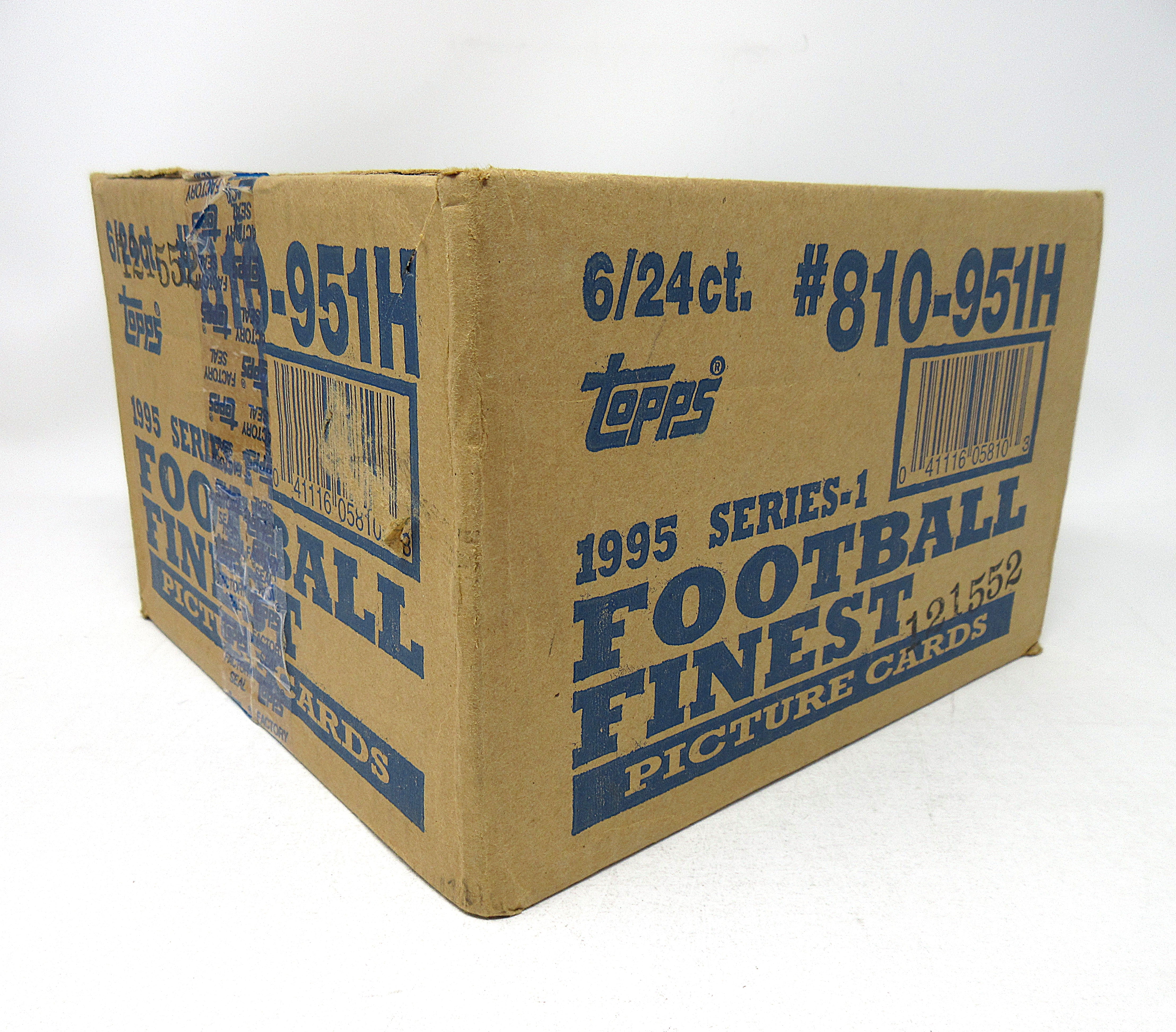 1995 Topps Finest Football Series 1 Case (6 Box)